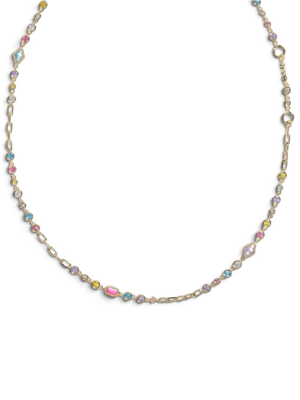 Kendra Scott Mini Elisa And Abbie Convertible Gold Strand Necklace
